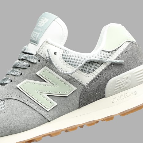 New Balance 574 W574VA Baskets Femme Beige Jaune