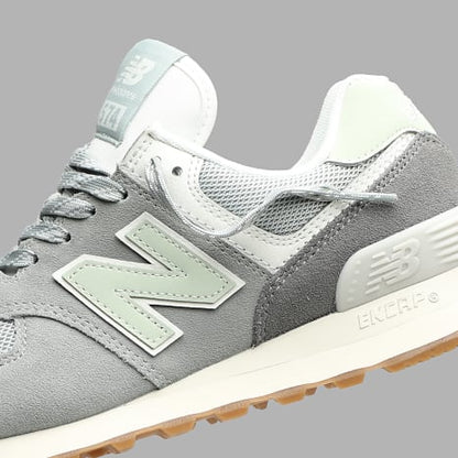 New Balance 574 W574VA Baskets Femme Beige Jaune