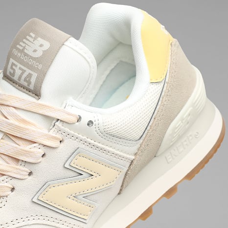 New Balance 574 W574VA Women's Sneakers Beige Yellow