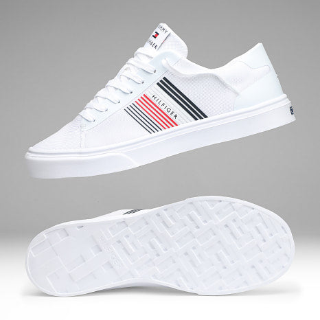 Tommy Hilfiger Lightweight Stripes Knit 2836 Sneakers White