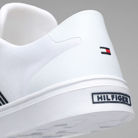 Tommy Hilfiger Lightweight Stripes Knit 2836 Sneakers White